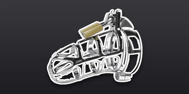 Male Chastity Metal Cock Ring